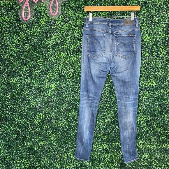 G-Star 3301 Ultra High Super Skinny Raw Jeans Sz 28 - Picture 5 of 8